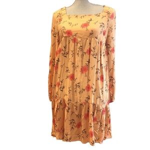 🌹2x$14 Boho Peach floral dress